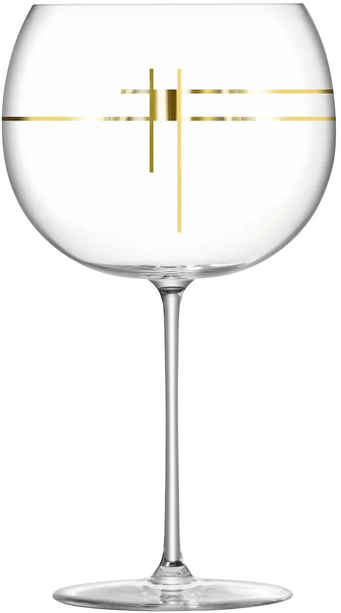 Century Balloon Glazen - 680 ml - Set van 4 Stuks by LSA International in Gold – product photo