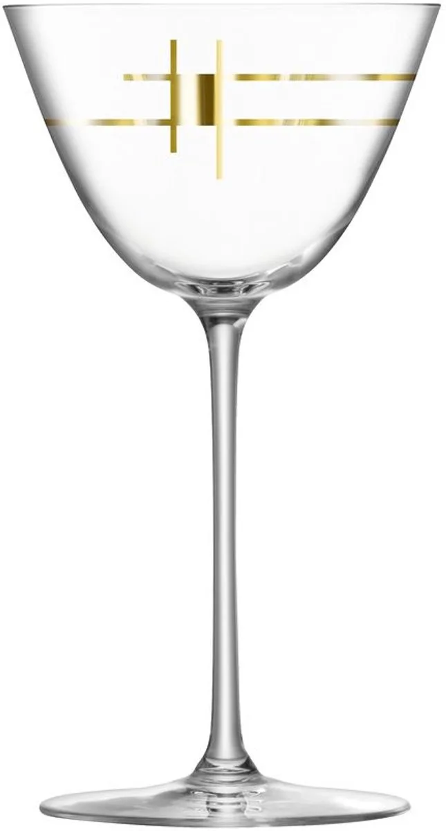 Century Martini Glazen - 195 ml - Set van 4 Stuks by LSA International in Gold – product photo