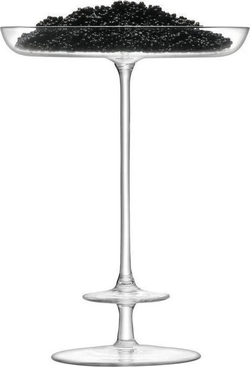 Champagne Theatre Champagne Glazen - Set van 2 Stuks by LSA International in Transparent – product photo