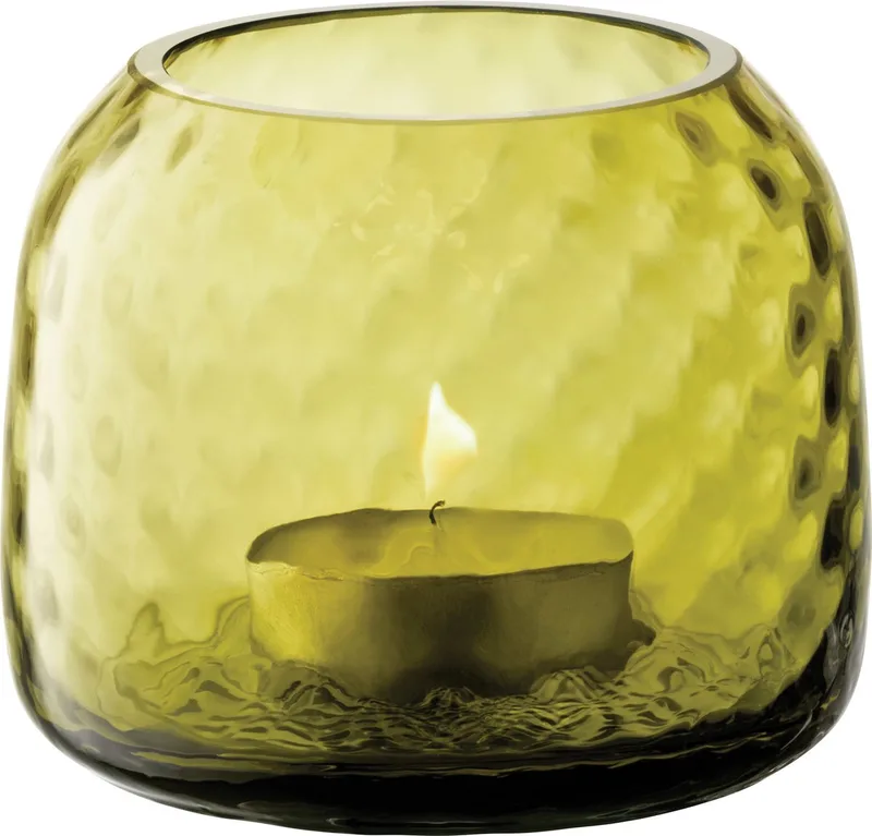 Dapple Waxinelichthouder 7 cm Woodland Green - Glas by LSA International in Green – product photo