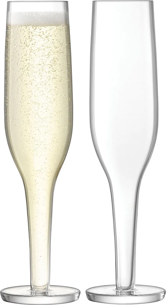 Epoque Champagne Flute 170 ml Set van 2 Stuks - Glas by LSA International in Transparent – product photo