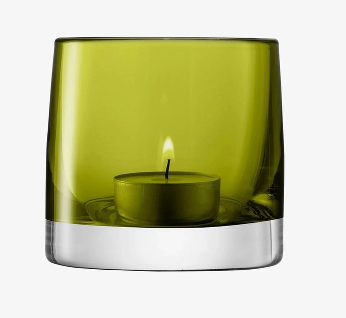 Flower Colour Waxinelichthouder - 8.5 cm - Olijf de LSA International en Vert – photo du produit