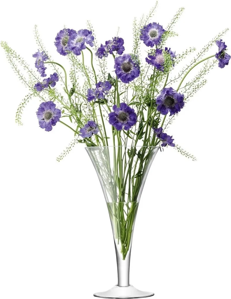 Flower Vaas 41 cm - Glas by LSA International in Transparent – product photo