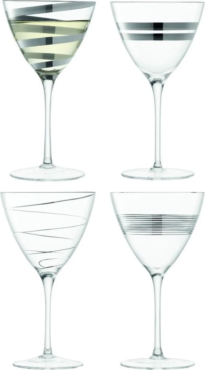 Gatsby Wijnglazen - Set van 4 Stuks - 330 ml by LSA International in Transparent – product photo