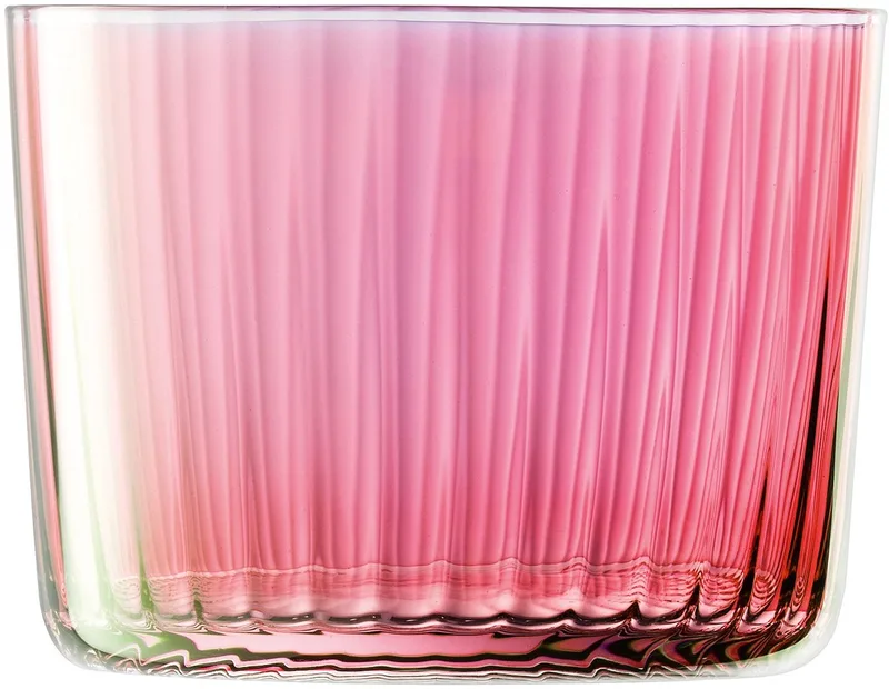 Gems Theelicht Houder 6 cm Set van 4 Stuks Assorti - Glas by LSA International in Pink – product photo