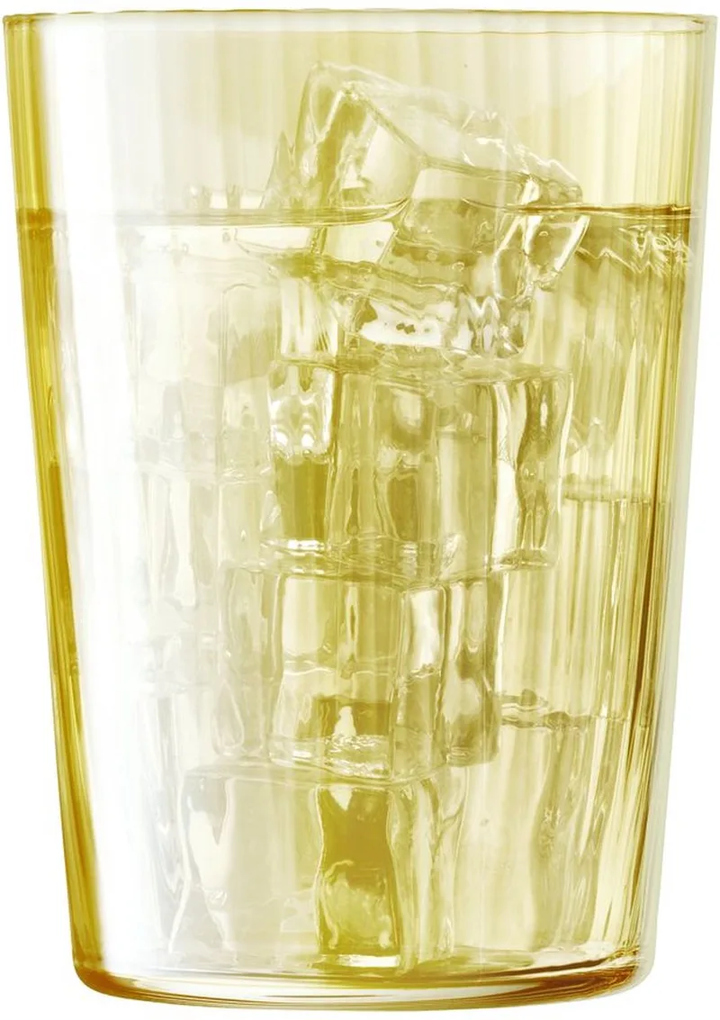 Gems Tumbler Glas 560 ml Set van 4 Stuks Assorti - Glas by LSA International in Orange – product photo
