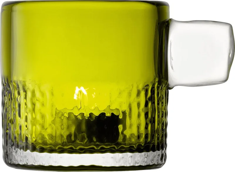 Handle Theelichthouder 9 cm - Glas van LSA International in Groen – productfoto