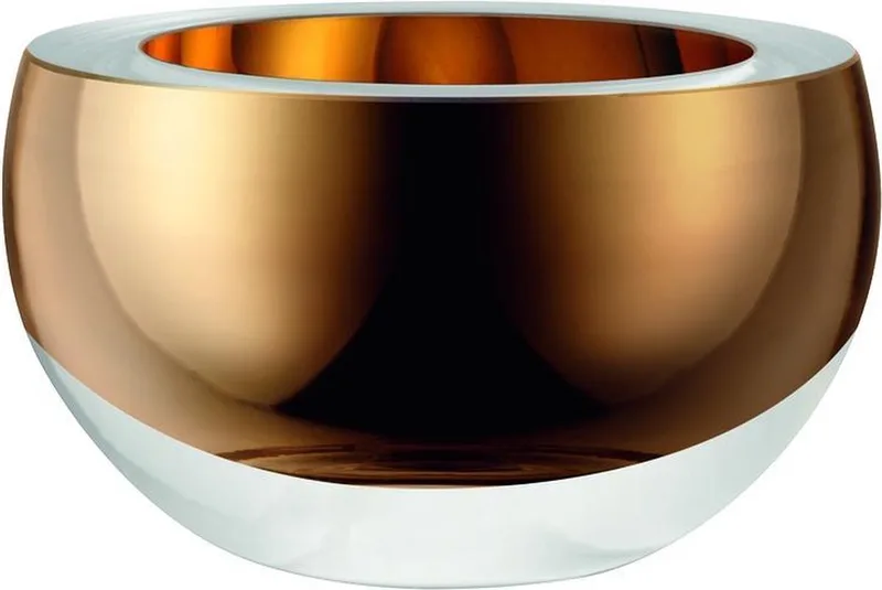 Host Schaal - Glas - Ø 9,5 x 5,5 cm by LSA International in Gold – product photo