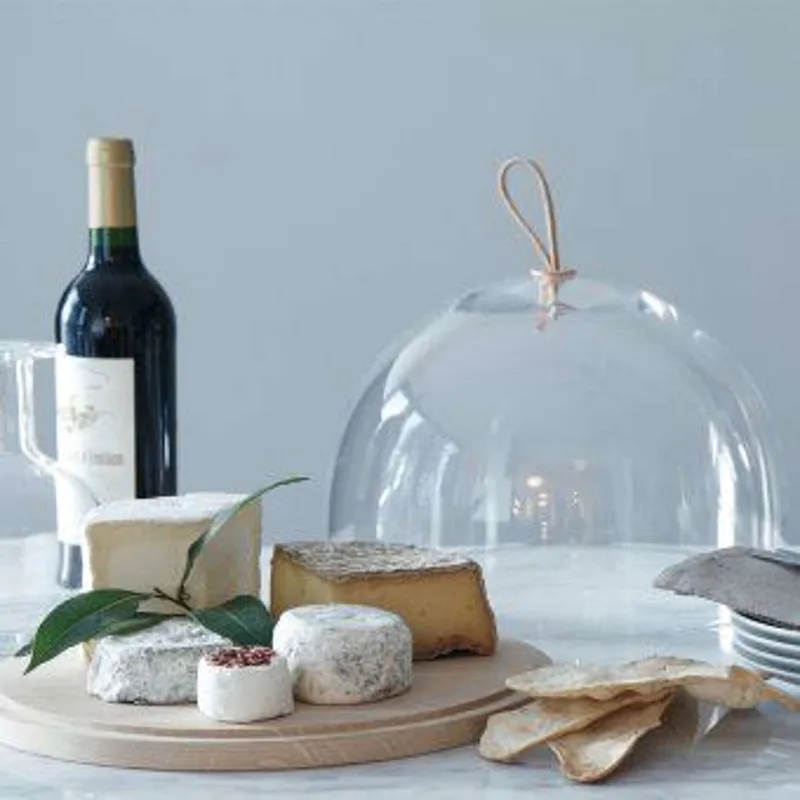 Ivalo Serveerplateau met Stolp ø 15 cm - Glas by LSA International in Transparent – product photo