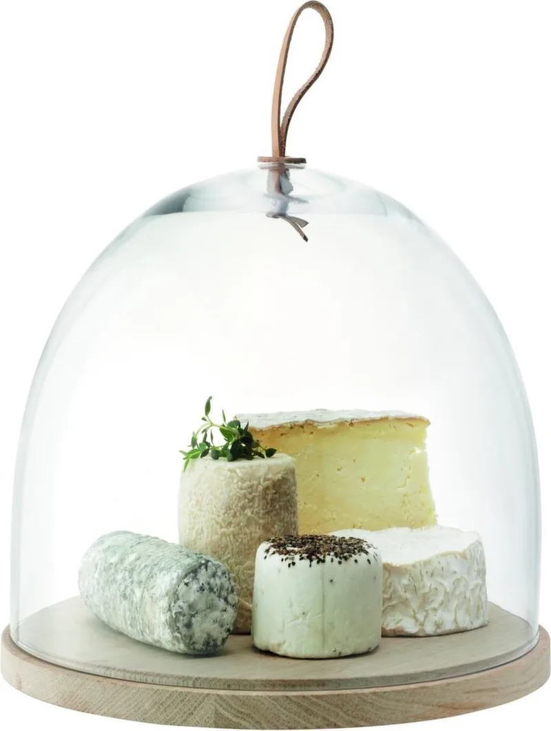 Ivalo Serveerplateau met Stolp ø 32 cm - Glas by LSA International in Transparent – product photo