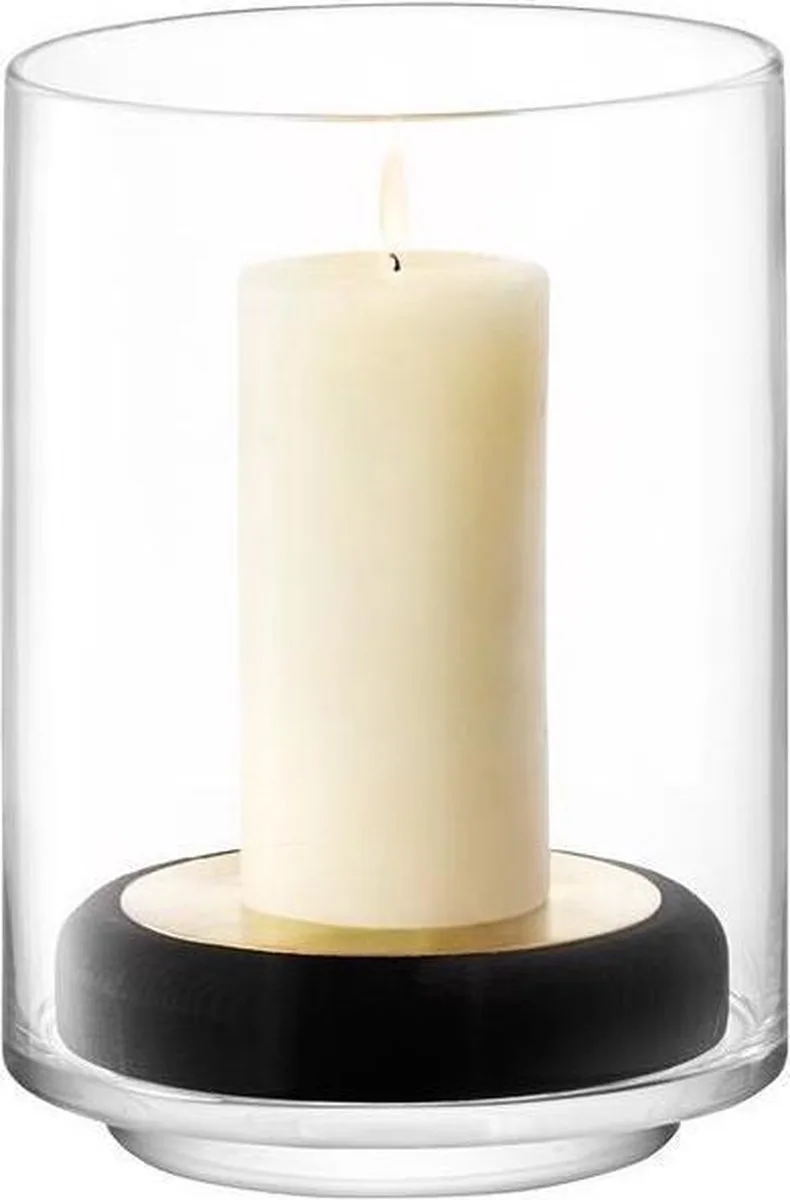 lantaarn Disc 24 cm by LSA International in Black – product photo