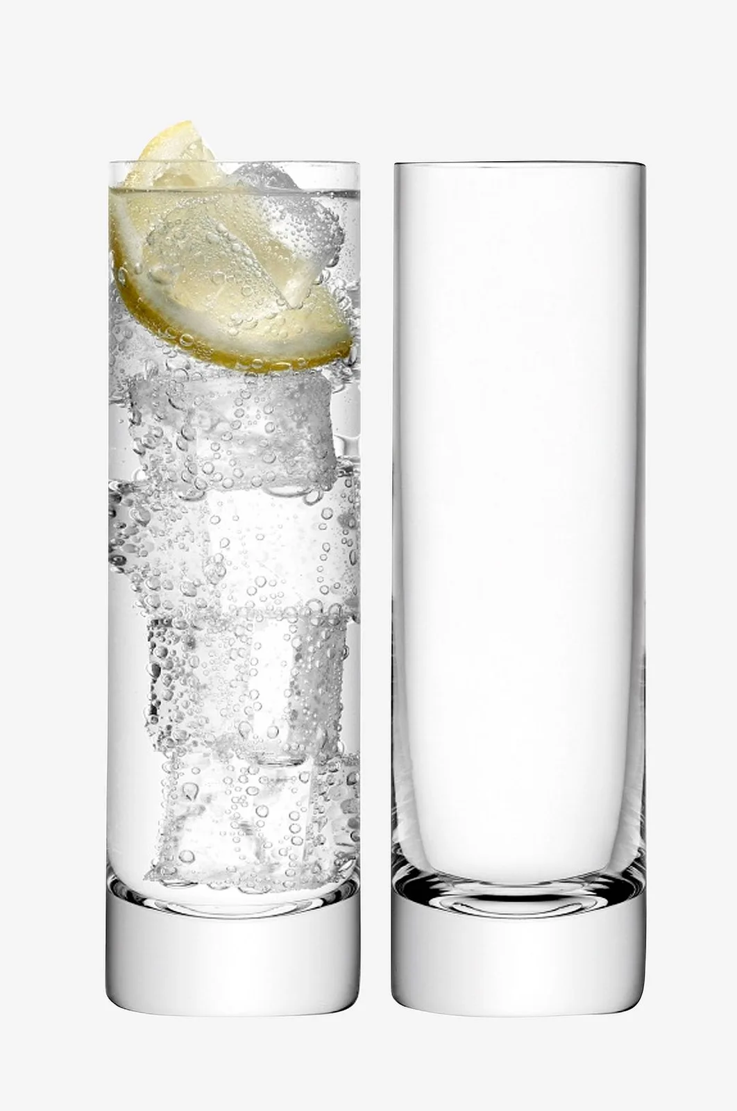 Long Drink Glas Set 2 - Drinkglas & shotglas - Från Homeroom från LSA International i Transparent – produktbild