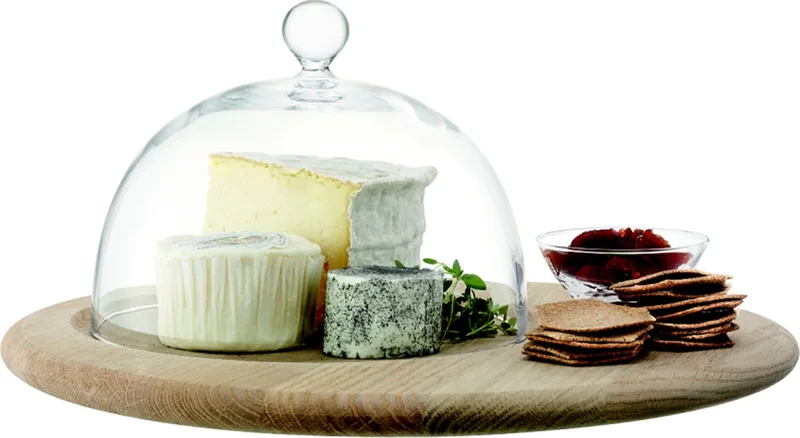 Lotta serveerplank met stolp ø 40 cm by LSA International in Transparent – product photo