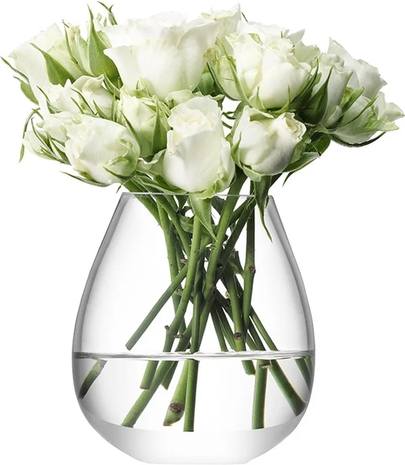 LS 513619 Flower Woonaccessoire Vaas Enk by LSA International in Transparent – product photo
