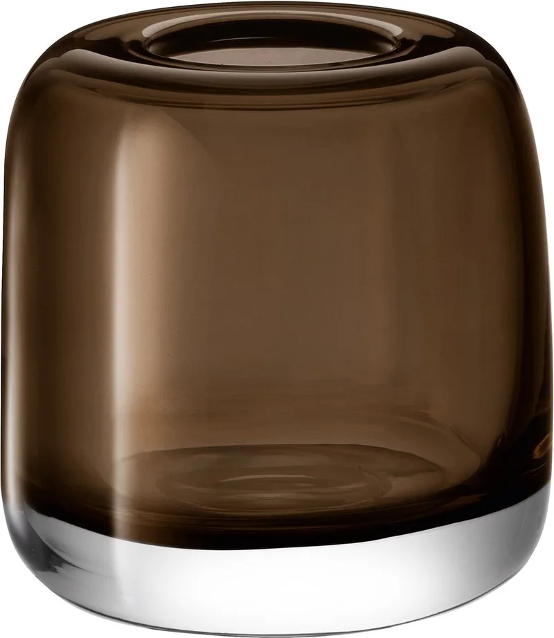 Melt Vaas 15 cm - Glas by LSA International in Brown – product photo