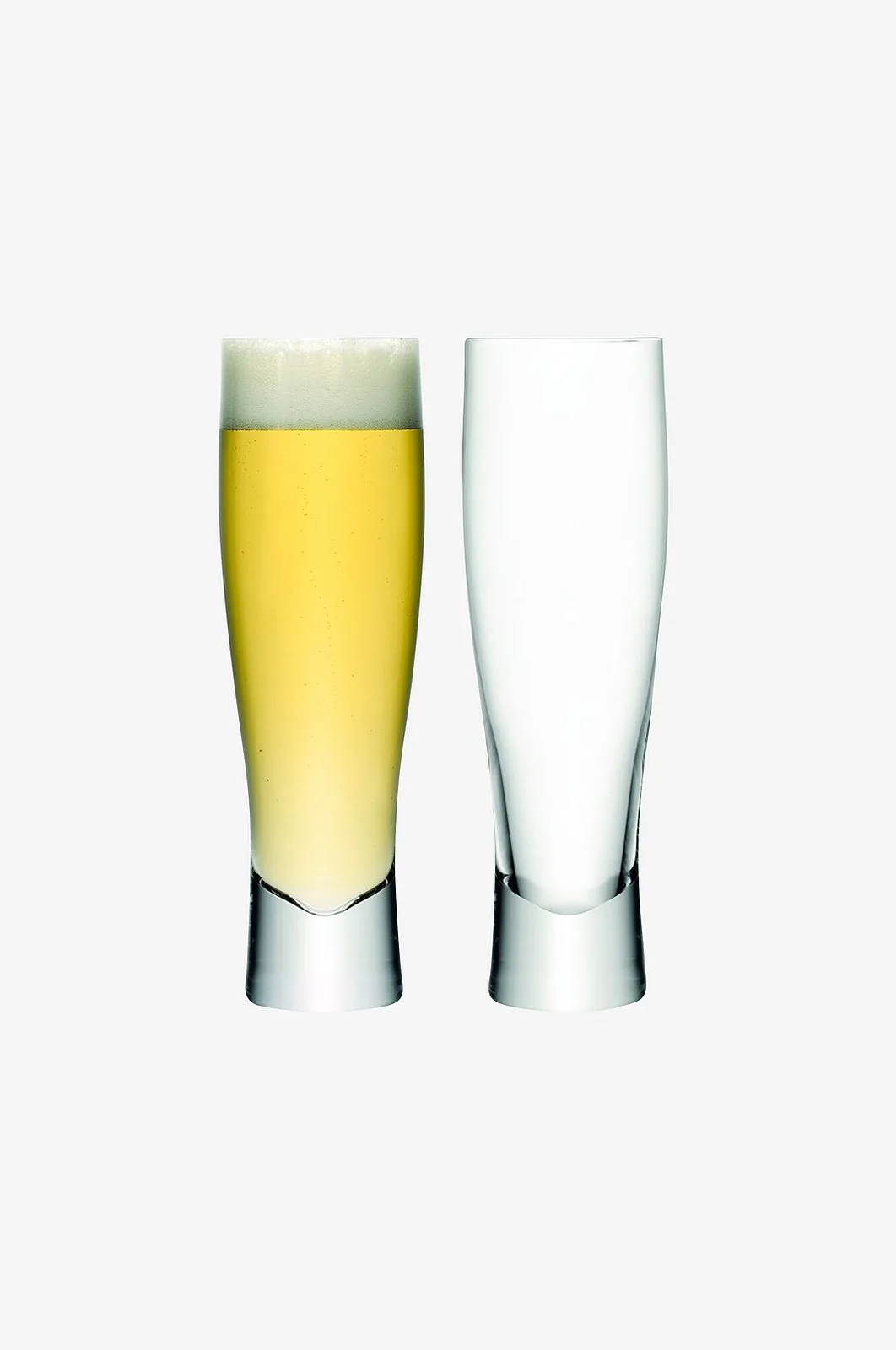 Ölglas 55 cl Set 2 - Ölglas - Från Homeroom från LSA International i Transparent – produktbild