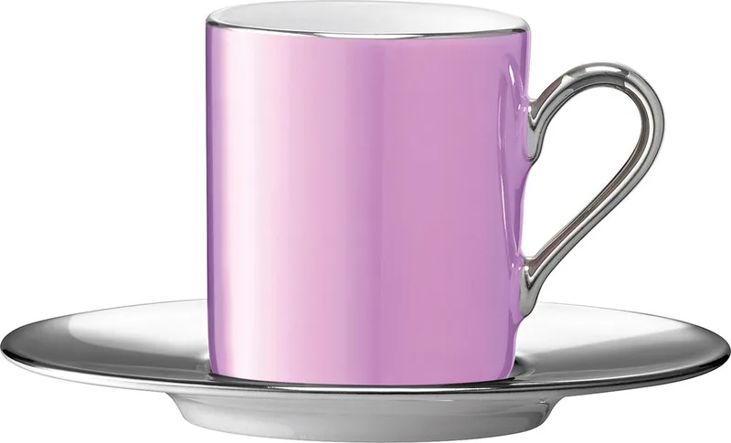 Palazzo Koffiekop en Schotel 100 ml van LSA International in Roze – productfoto