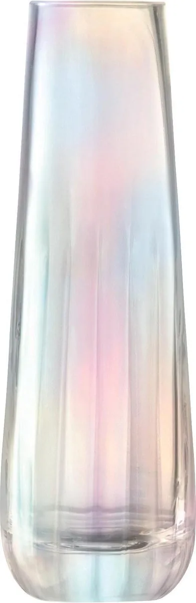 Pearl Vaas - Glas - 20 cm - Parelmoer by LSA International in Transparent – product photo
