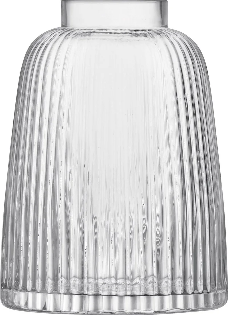 Pleat Vaas - Glas - 26 cm by LSA International in Transparent – product photo