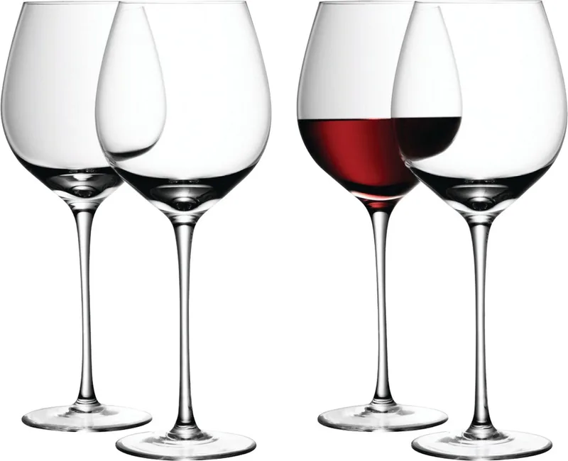 Rode Wijn Glas 750ml Set van 6 Stuks van LSA International in Transparant – productfoto