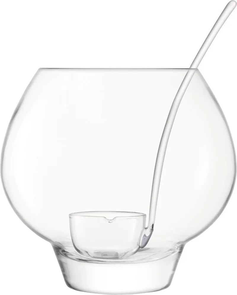 Rum Punchschaal Set ø 27 cm Set van 7 Stuks - Glas by LSA International in Transparent – product photo