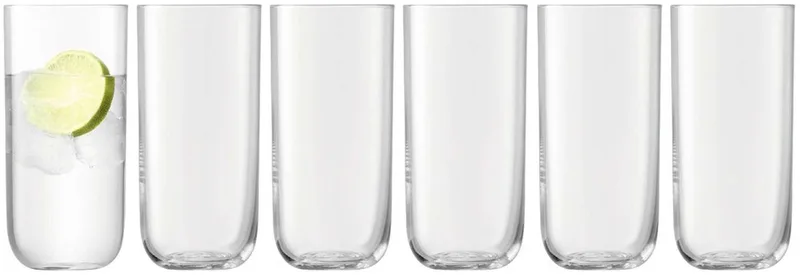 Uno Drinkglas 490 ml Set van 6 Stuks by LSA International in Transparent – product photo