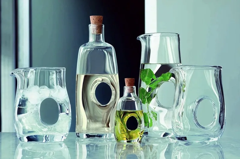 Void Karaf 1,2 liter - Glas by LSA International in Transparent – product photo