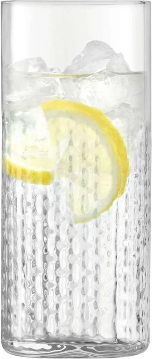 Wicker Longdrinkglas 400 ml Set van 2 Stuks - Glas by LSA International in Transparent – product photo