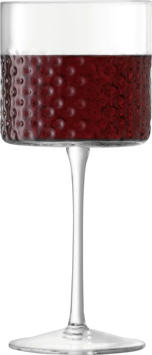 Wicker Wijnglas 320 ml Set van 2 Stuks by LSA International in Brown – product photo