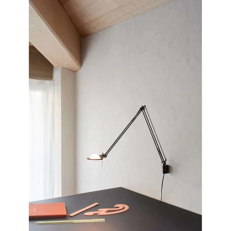 Berenice wandlamp 30x30 geel/zwart - Luceplan - Woonkamer - Metaal van Luceplan – productfoto