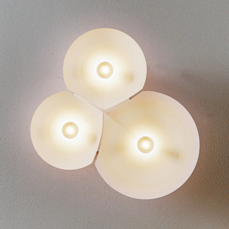 Bulbullia LED wandlamp 37x31 - Luceplan - Woonkamer - Designer - Metaal - Rond från Luceplan – produktbild