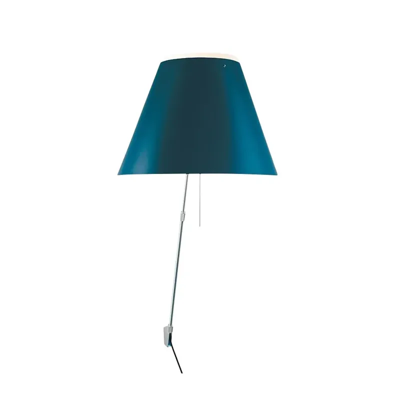 Costanza D13 a Wandleuchte Petroleum blue fra Luceplan – produktbillede