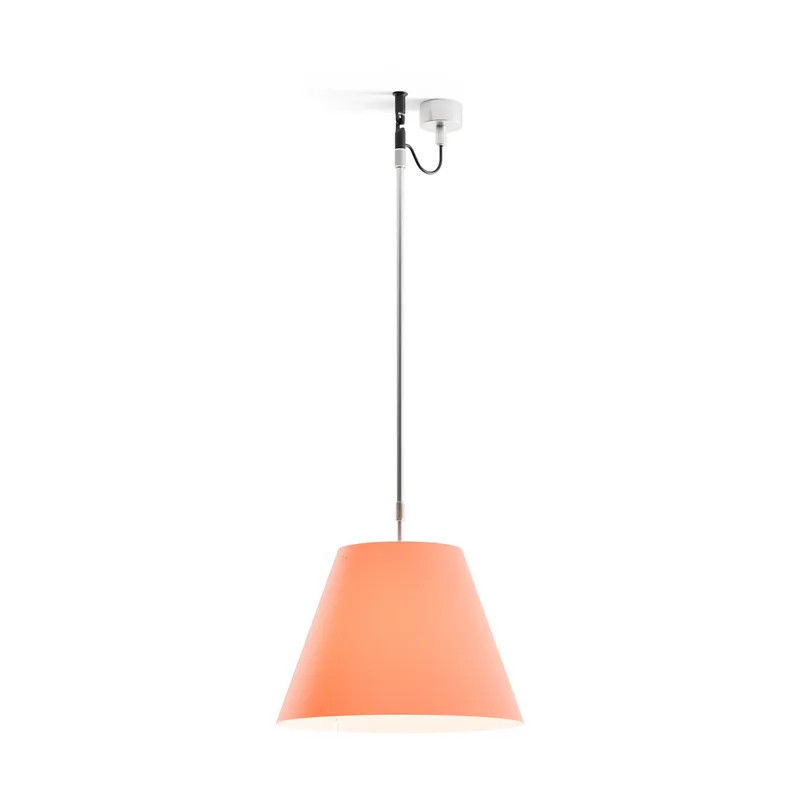 Costanza D13 s Pendelleuchte Edgy pink van Luceplan – productfoto