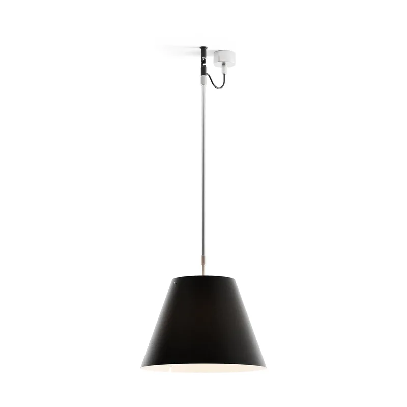 Costanza D13 s Pendelleuchte Liquorice van Luceplan – productfoto