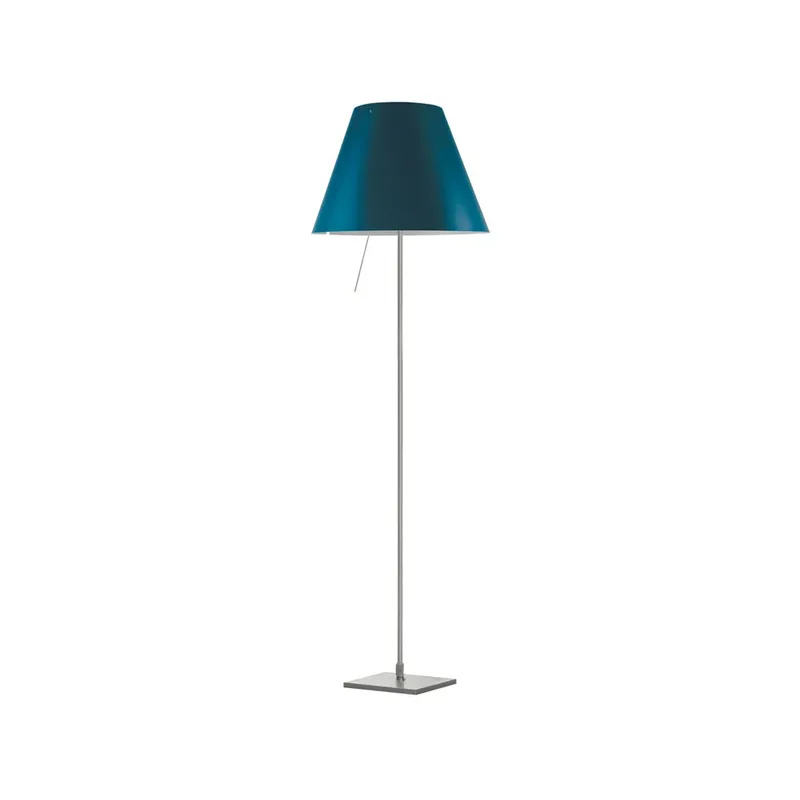 Costanza D13 t.i.f. Stehleuchte Petroleum blue van Luceplan – productfoto