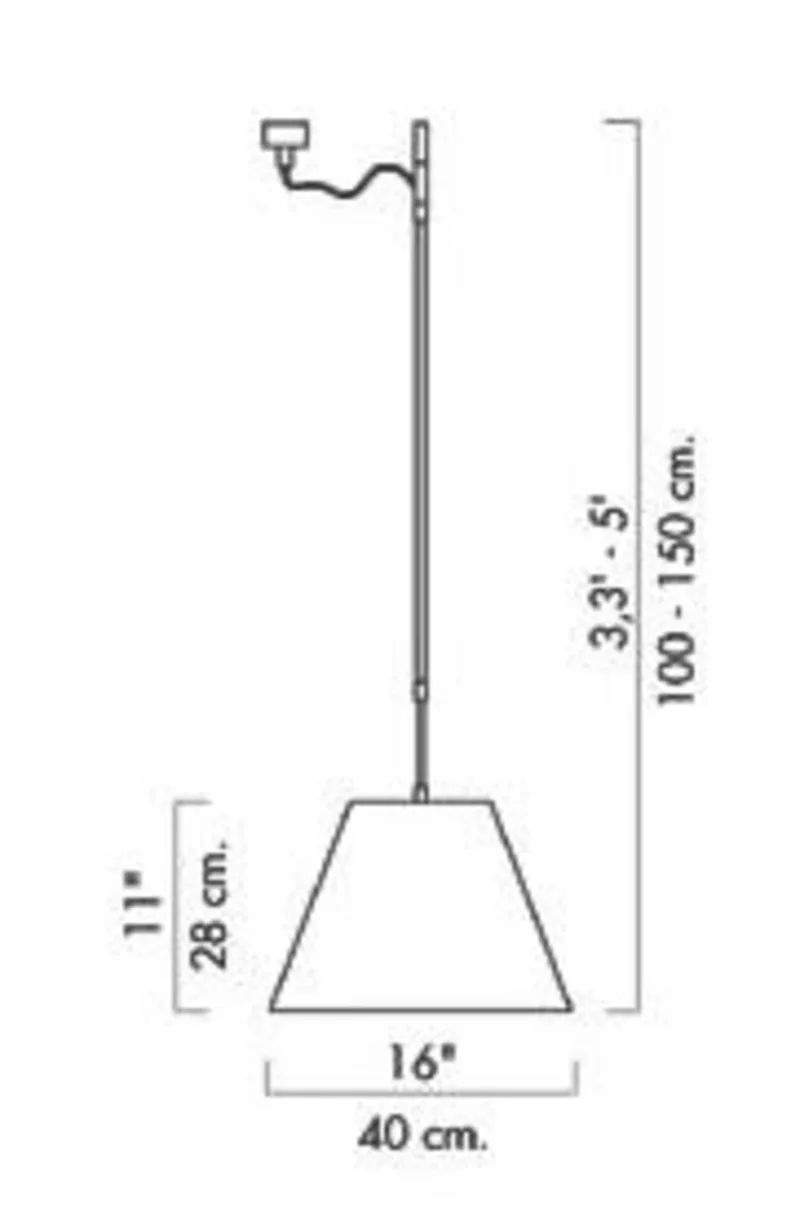 Costanza Hanglamp Edgy Pink - Luceplan - Eetkamer - Aluminium van Luceplan – productfoto