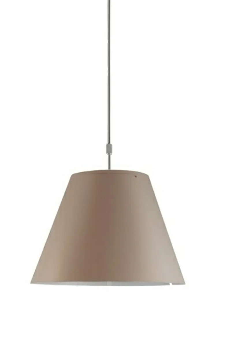 Costanza Hanglamp Shaded Stone - Luceplan - Eetkamer - Aluminium van Luceplan – productfoto