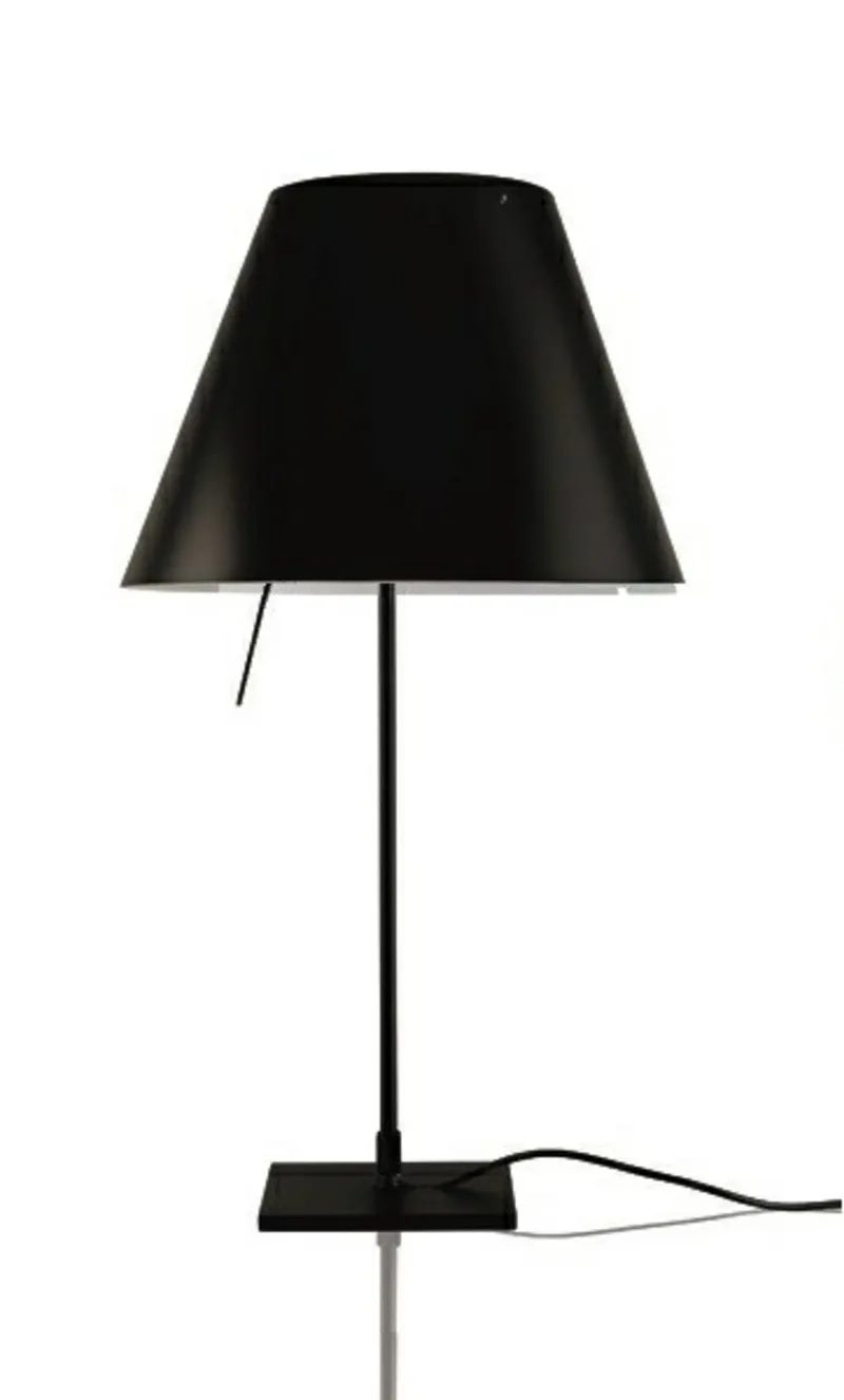 Costanzina Tafellamp Zwart/Liquorice Black - Luceplan - Woonkamer - Aluminium by Luceplan – product photo