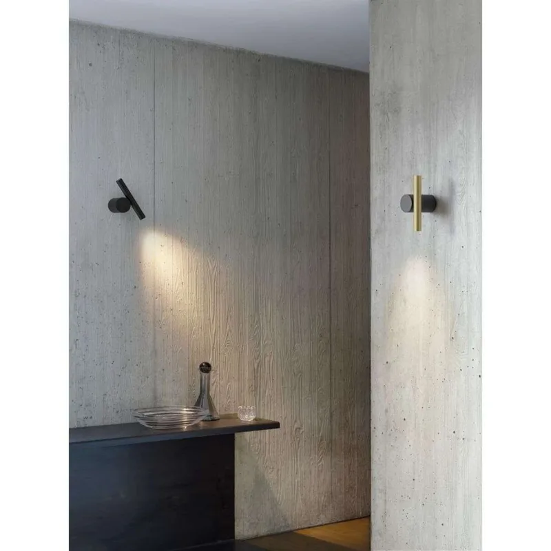 Doi Wandlamp 3000K Black/Brass - Luceplan - Woonkamer - Aluminium by Luceplan – product photo