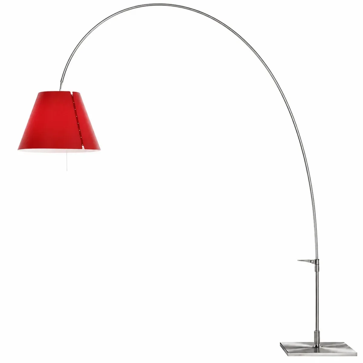 Lady Costanza met aanuit schakelaar vloerlamp aluminium de Luceplan – photo du produit