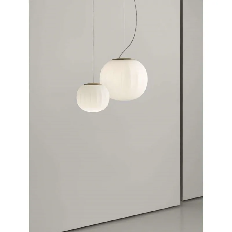 Lita Hanglamp Ø18 Brass - Luceplan - Woonkamer - Glas von Luceplan – Produktfoto