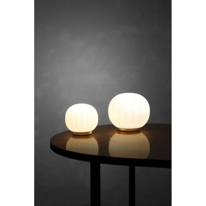 Lita Tafellamp Ø14 Brass - Luceplan - Woonkamer - Glas by Luceplan – product photo