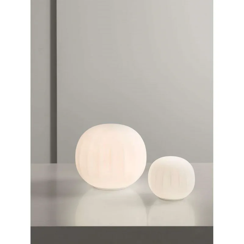 Lita Tafellamp Ø14 White - Luceplan - Woonkamer - Glas by Luceplan – product photo