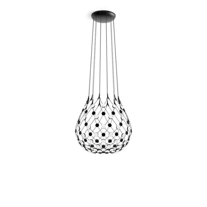 Mesh hanglamp, Ø 80 cm, Wireless Kit Black - Luceplan - Woonkamer - Kunststof fra Luceplan – produktbillede