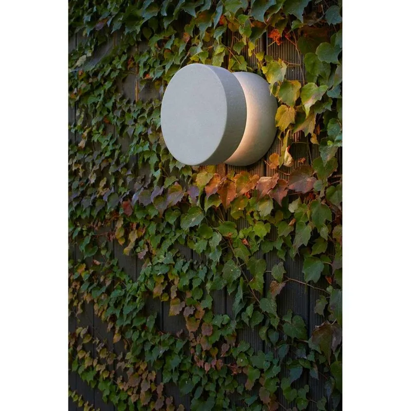 Nui D Buiten Wandlamp Concrete - Luceplan - Terras - Beton by Luceplan – product photo