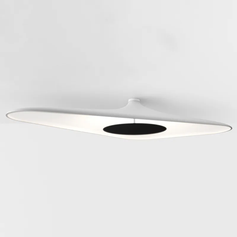 Soleil Noir Plafondlamp 185 Wit - Luceplan - Woonkamer - Designer - Kunststof - Met afstand by Luceplan – product photo