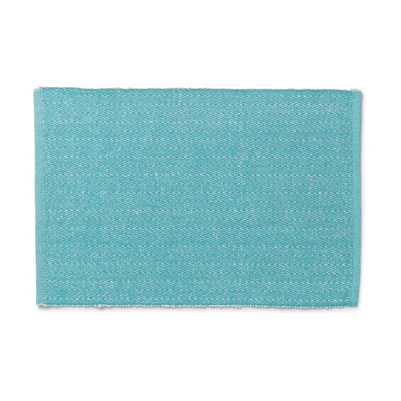 Herringbone Platzdecke 30 x 43cm Türkis by Lyngby Porcelæn – product photo