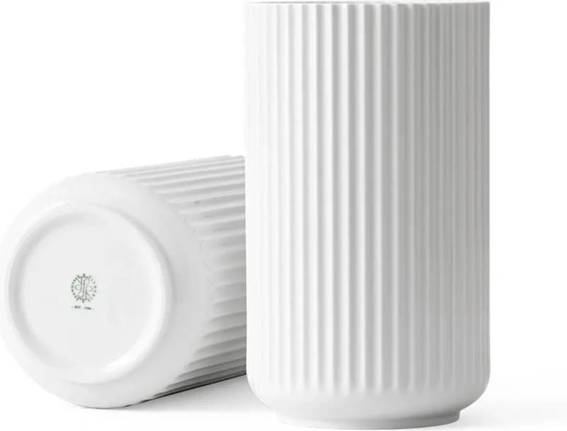 Lingby vaas 25cm white by Lyngby Porcelæn in Wit – product photo