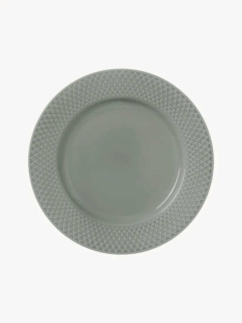 Lunchbord Rhombe Earth de Lyngby Porcelæn – photo du produit