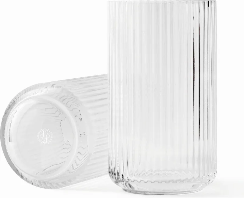 Lyngby glazen vaas - helder - 15 cm by Lyngby Porcelæn in Transparant – product photo
